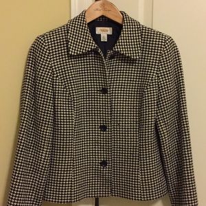 Wool and rayon blazer